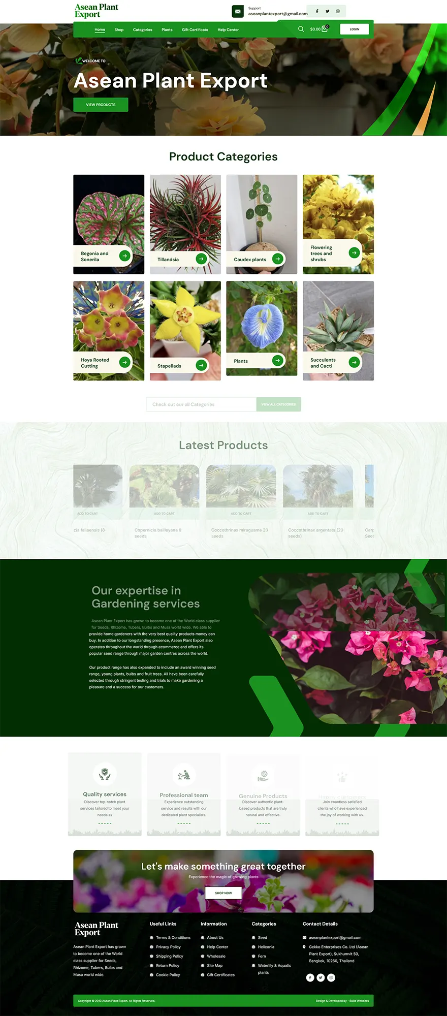 Image portfolio Asean plant export