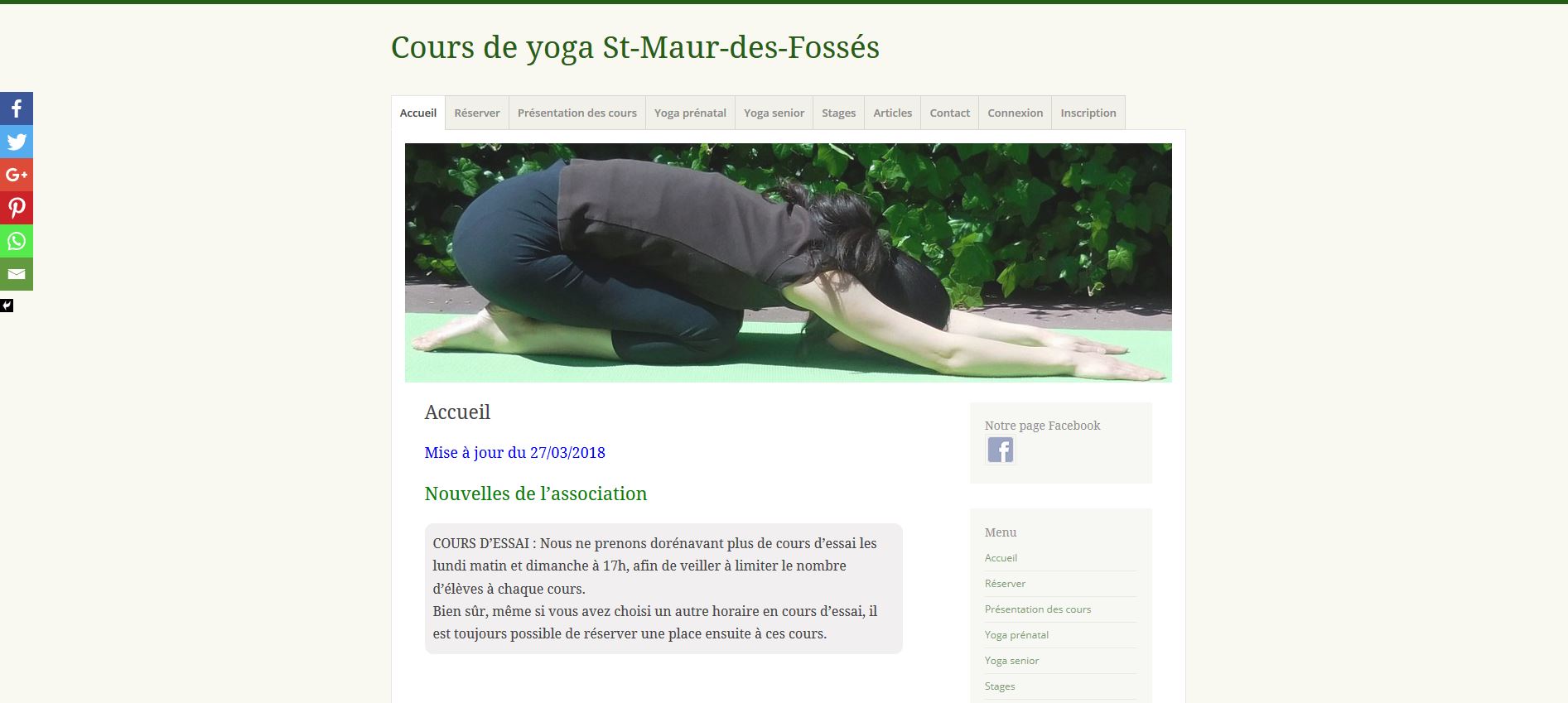 Image1 portfolio Cours de yoga 94