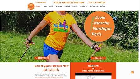 Ecole marche nordique Paris