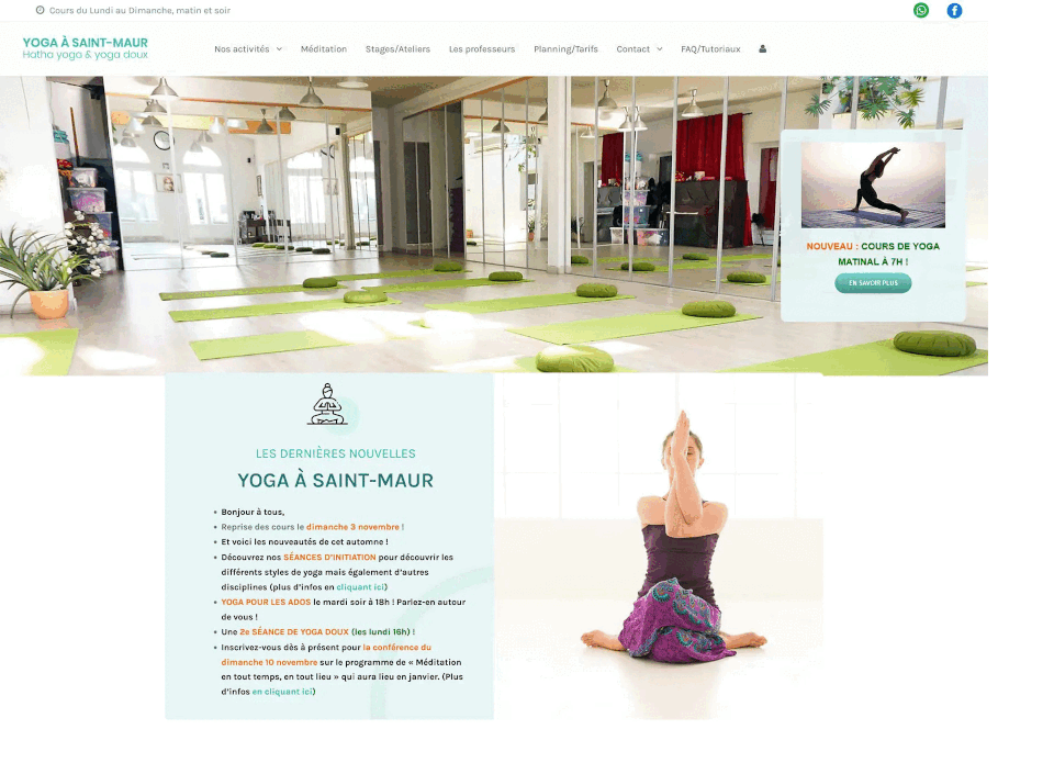 images site Yoga à Saint-Maur